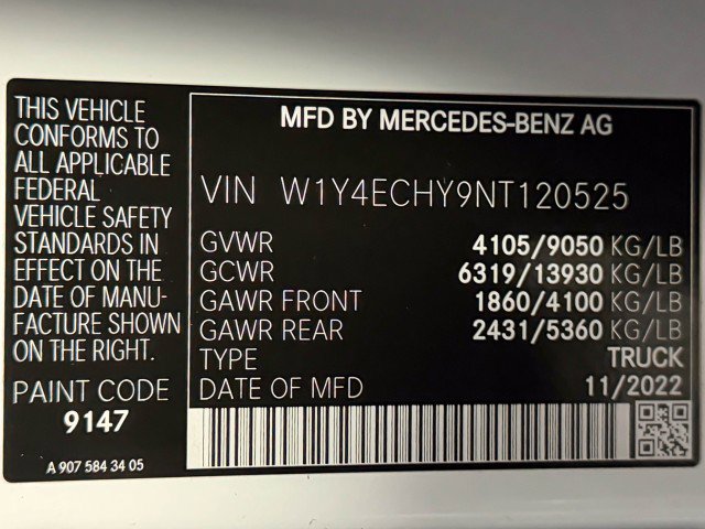 Used 2022 Mercedes-Benz Sprinter 2500 image 40