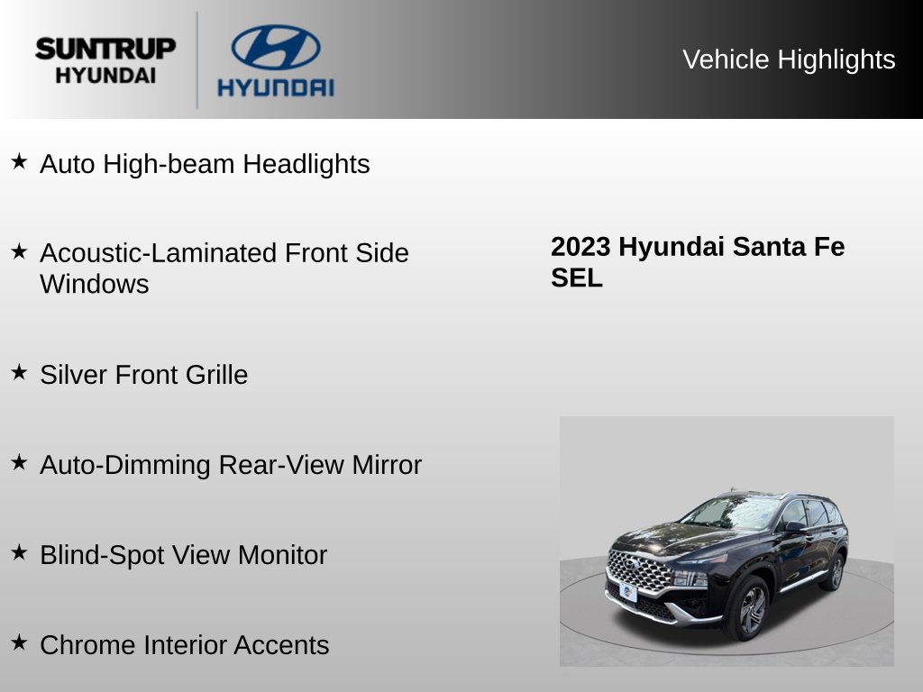 Used 2023 Hyundai Santa Fe SEL w/ Premium Package AWD/4WD image 23
