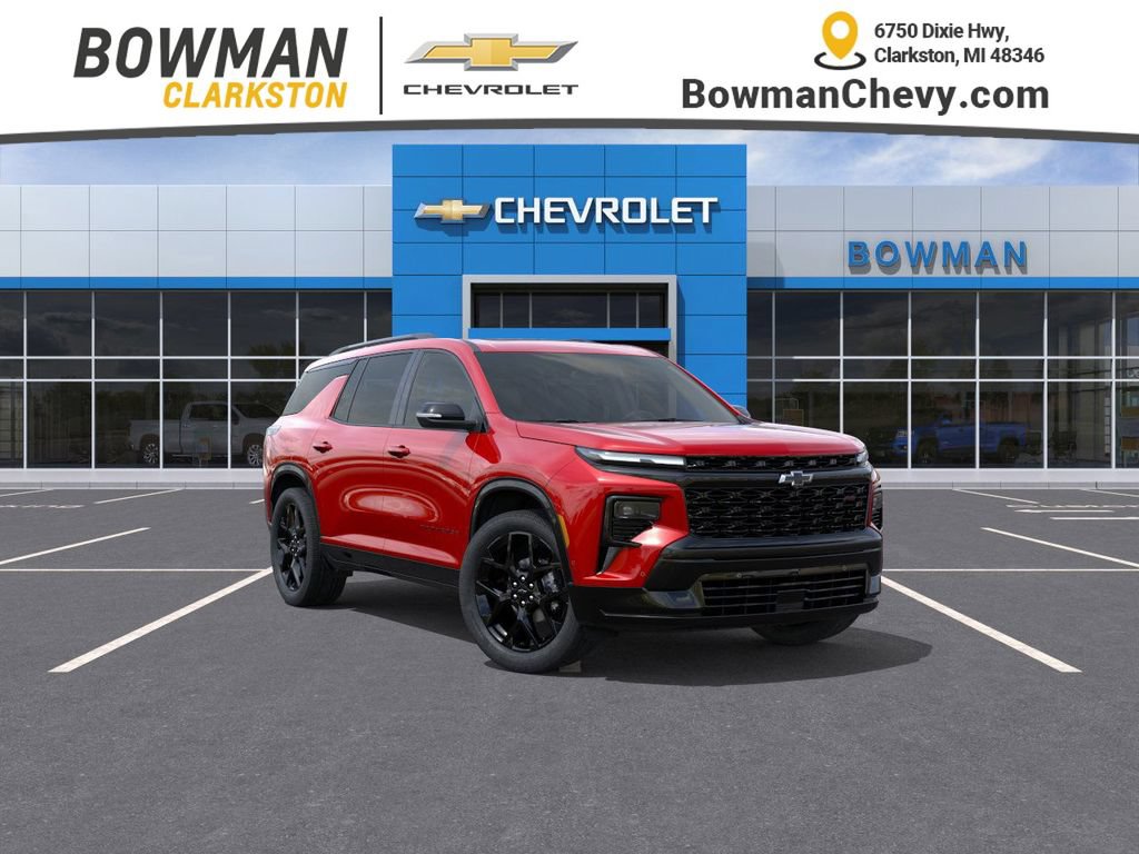 New 2025 Chevrolet Traverse RS w/ LPO, Floor Liner Package AWD/4WD image 1