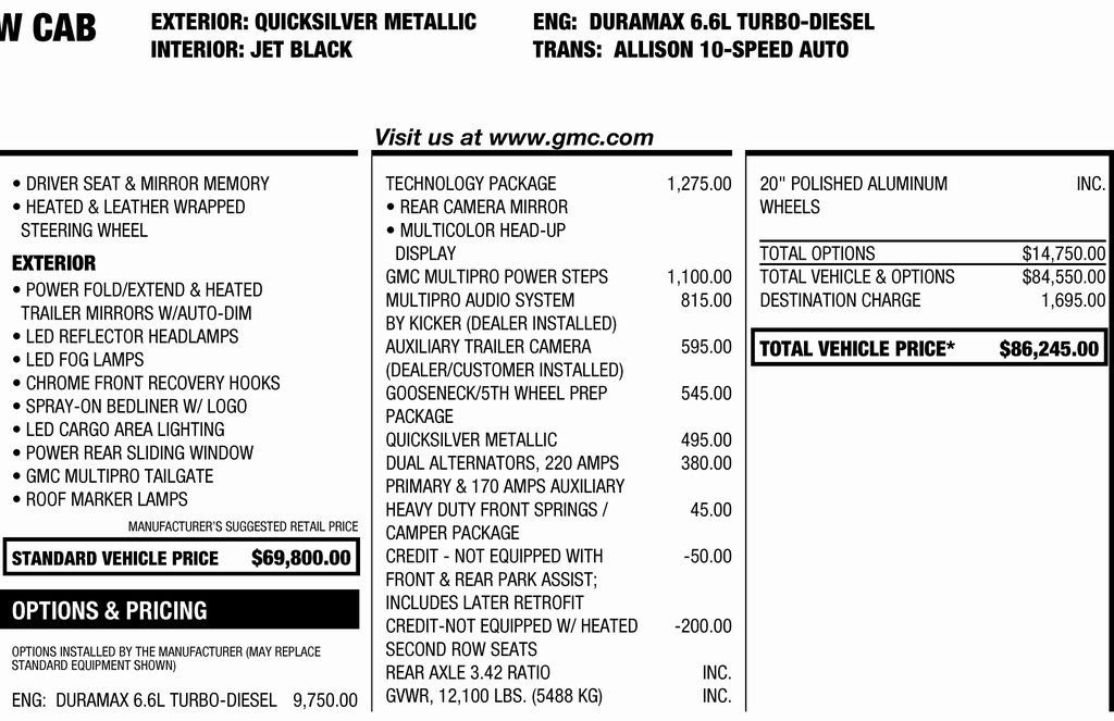 Used 2022 GMC Sierra 3500 Denali w/ Technology Package image 4