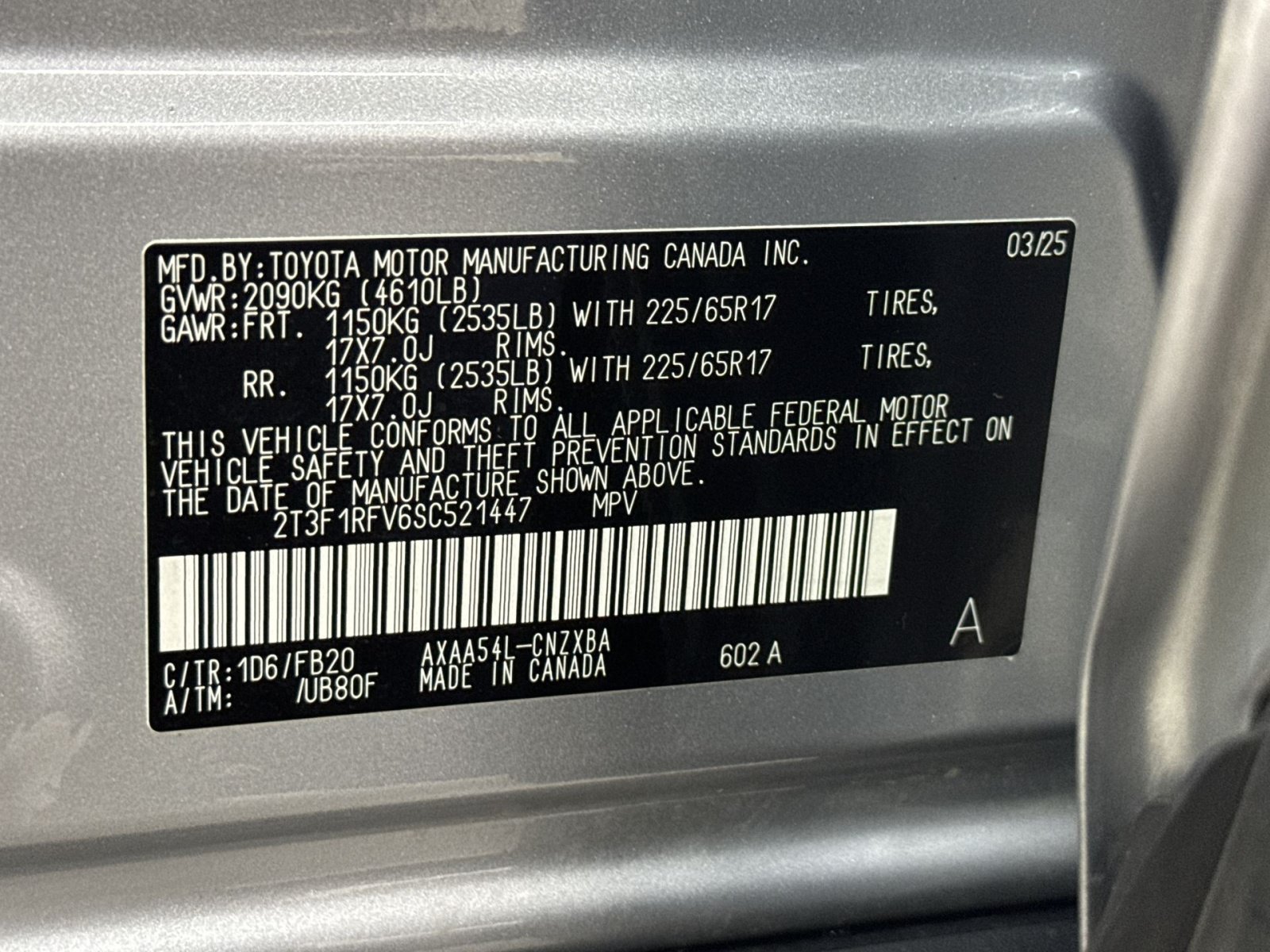 Used 2025 Toyota RAV4 LE AWD/4WD image 41