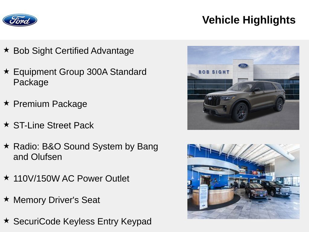 New 2026 Ford Explorer ST-Line w/ ST-Line Street Pack AWD/4WD image 2