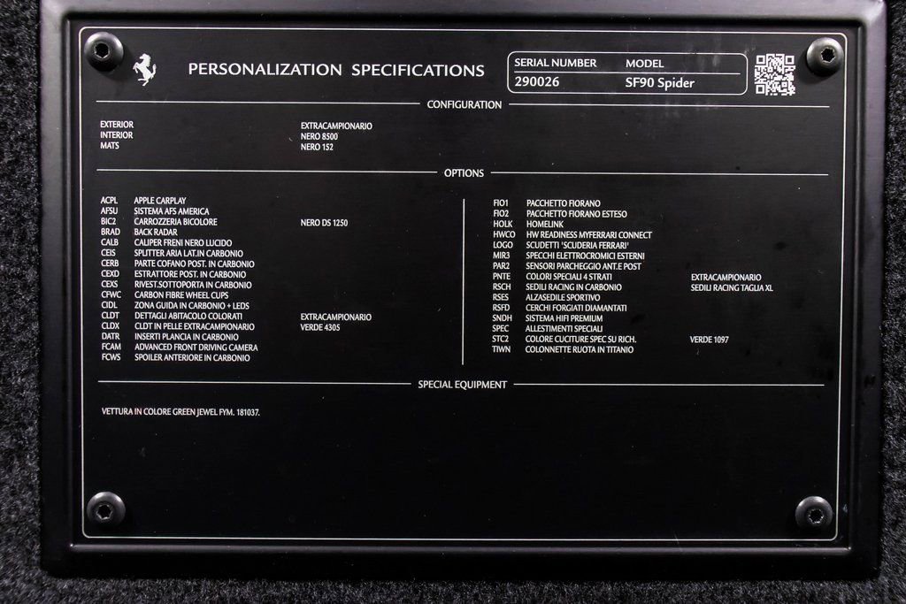 Certified 2023 Ferrari SF90 Spider image 61