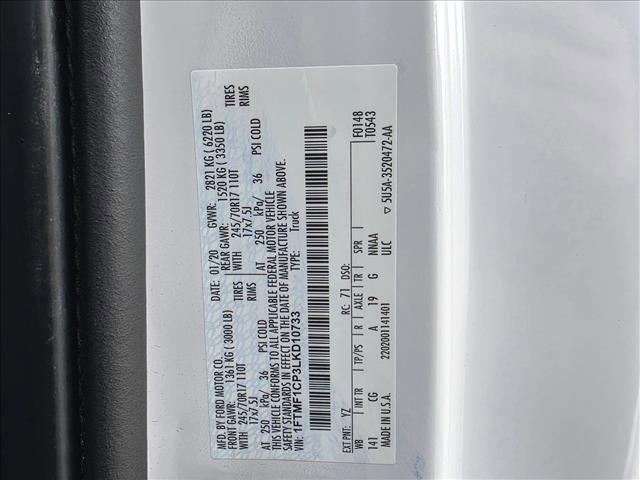 Used 2020 Ford F150 XL w/ Equipment Group 101A Mid RWD image 22