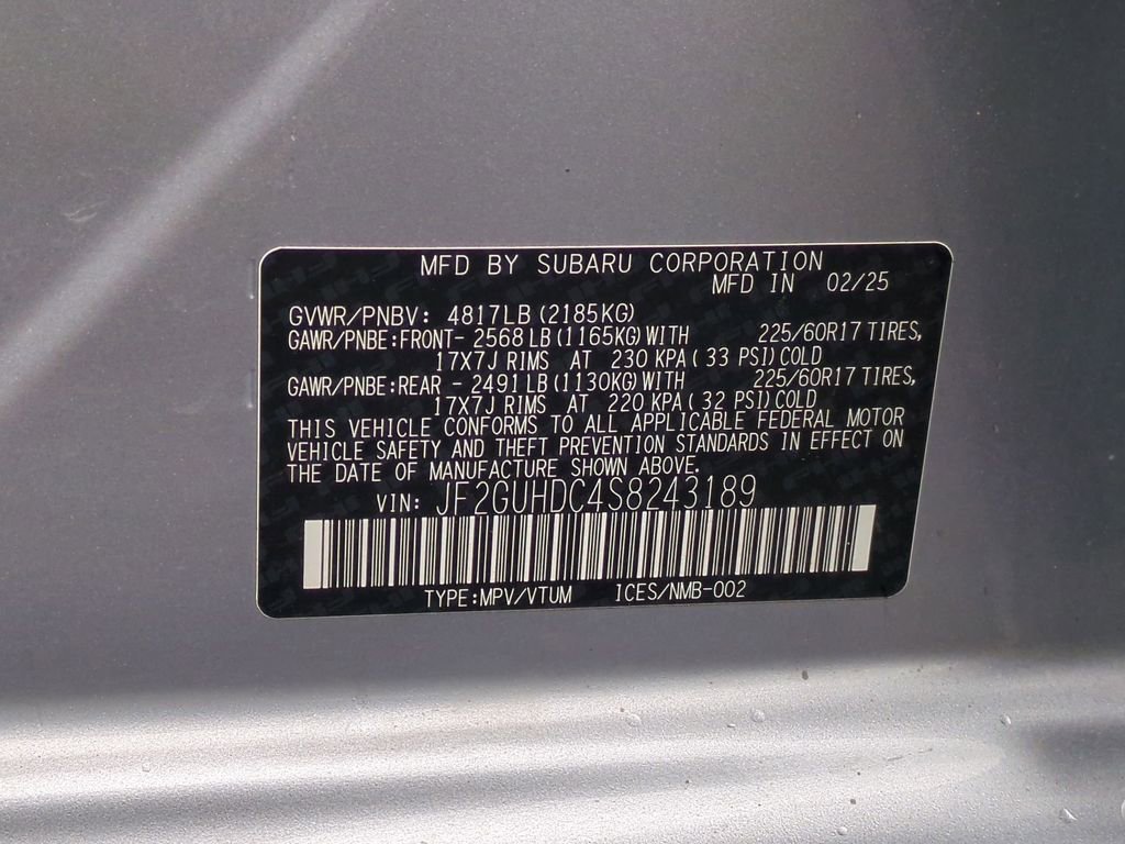 Used 2025 Subaru Crosstrek 2.0i Premium AWD/4WD image 29