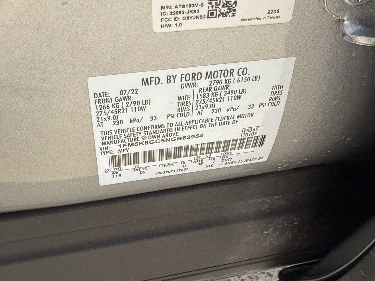 Certified 2022 Ford Explorer ST w/ Equipment Group 401A AWD/4WD image 33