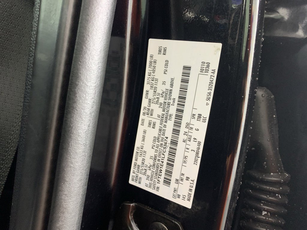 Used 2020 Ford F150 Platinum w/ Equipment Group 701A Luxury image 13