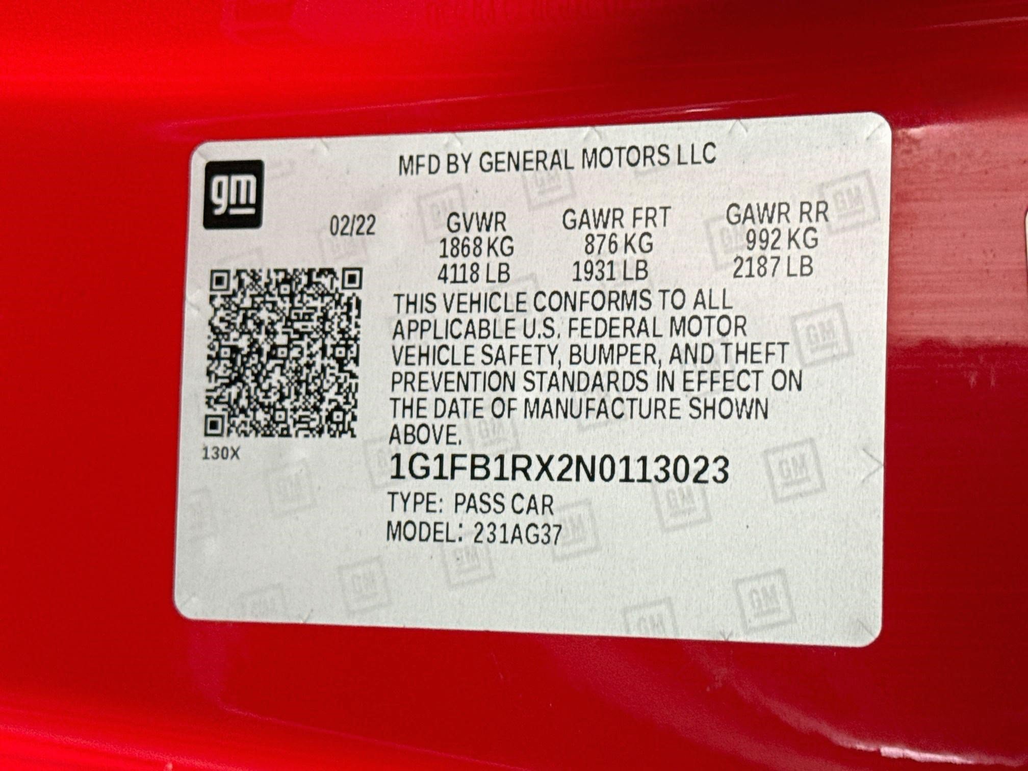 Used 2022 Chevrolet Camaro LT RWD image 38