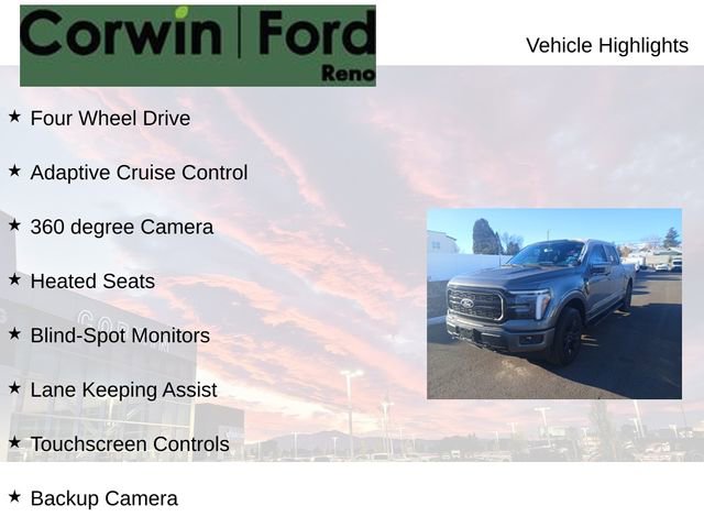 Certified 2025 Ford F150 Lariat w/ Equipment Group 501A Mid image 7