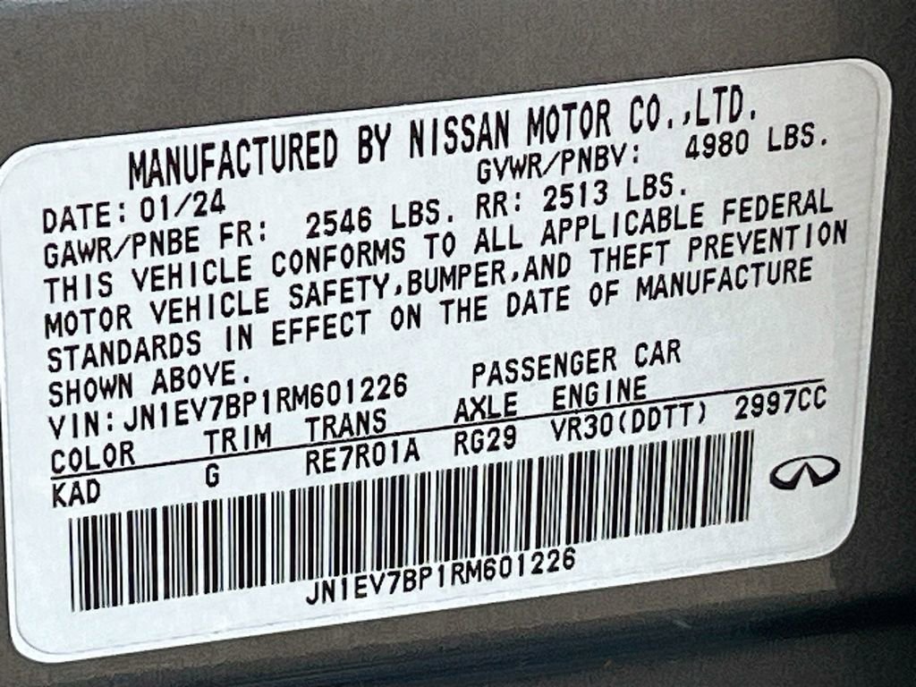 Used 2024 INFINITI Q50 Luxe w/ Cargo Package RWD image 33