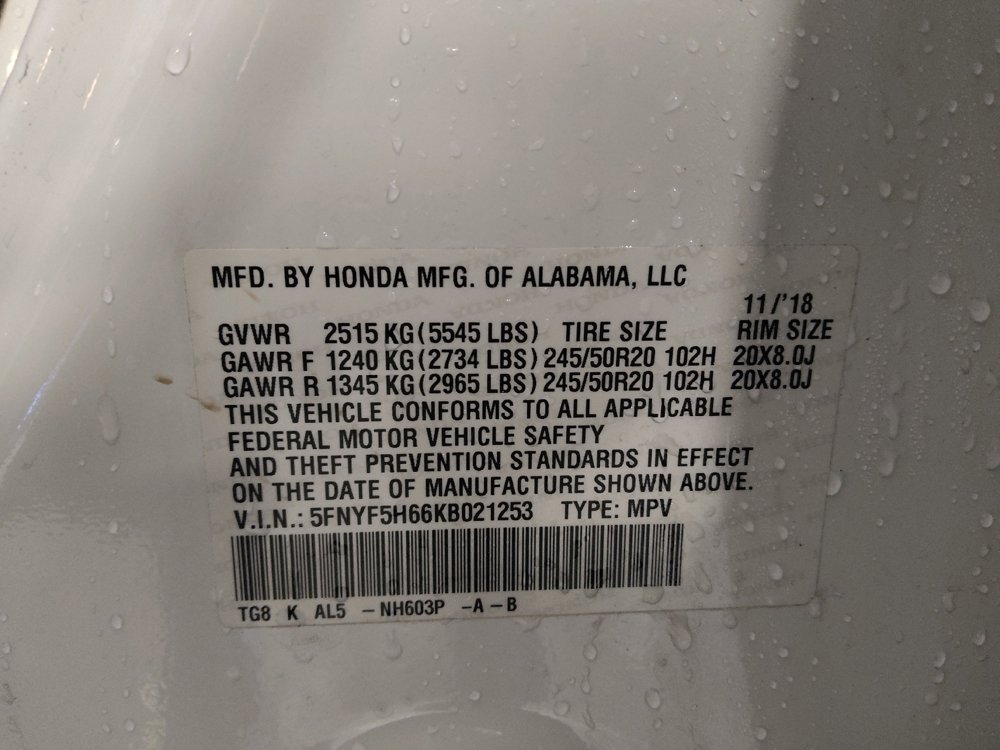 Used 2019 Honda Pilot Touring image 33