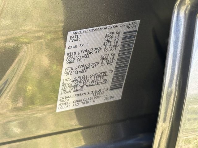 Certified 2024 Nissan Titan SV w/ SV Convenience Package AWD/4WD image 32