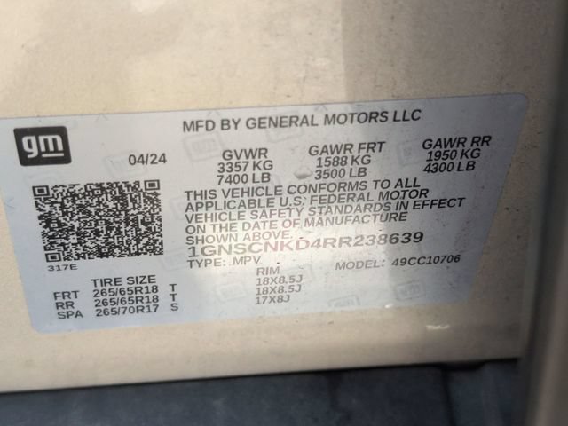 Used 2024 Chevrolet Tahoe LT RWD image 28