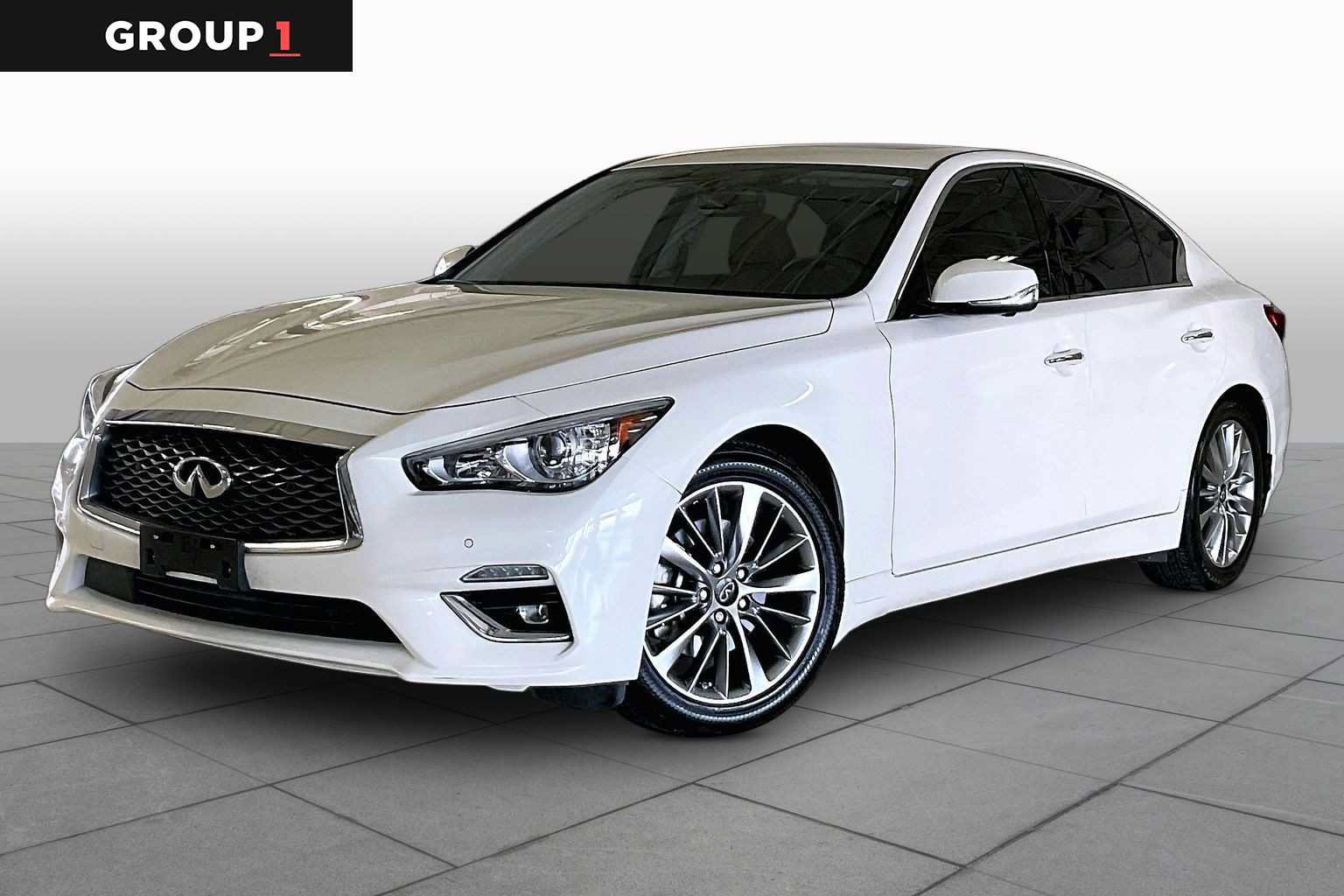 Used 2023 INFINITI Q50 Luxe w/ Cargo Package RWD image 1