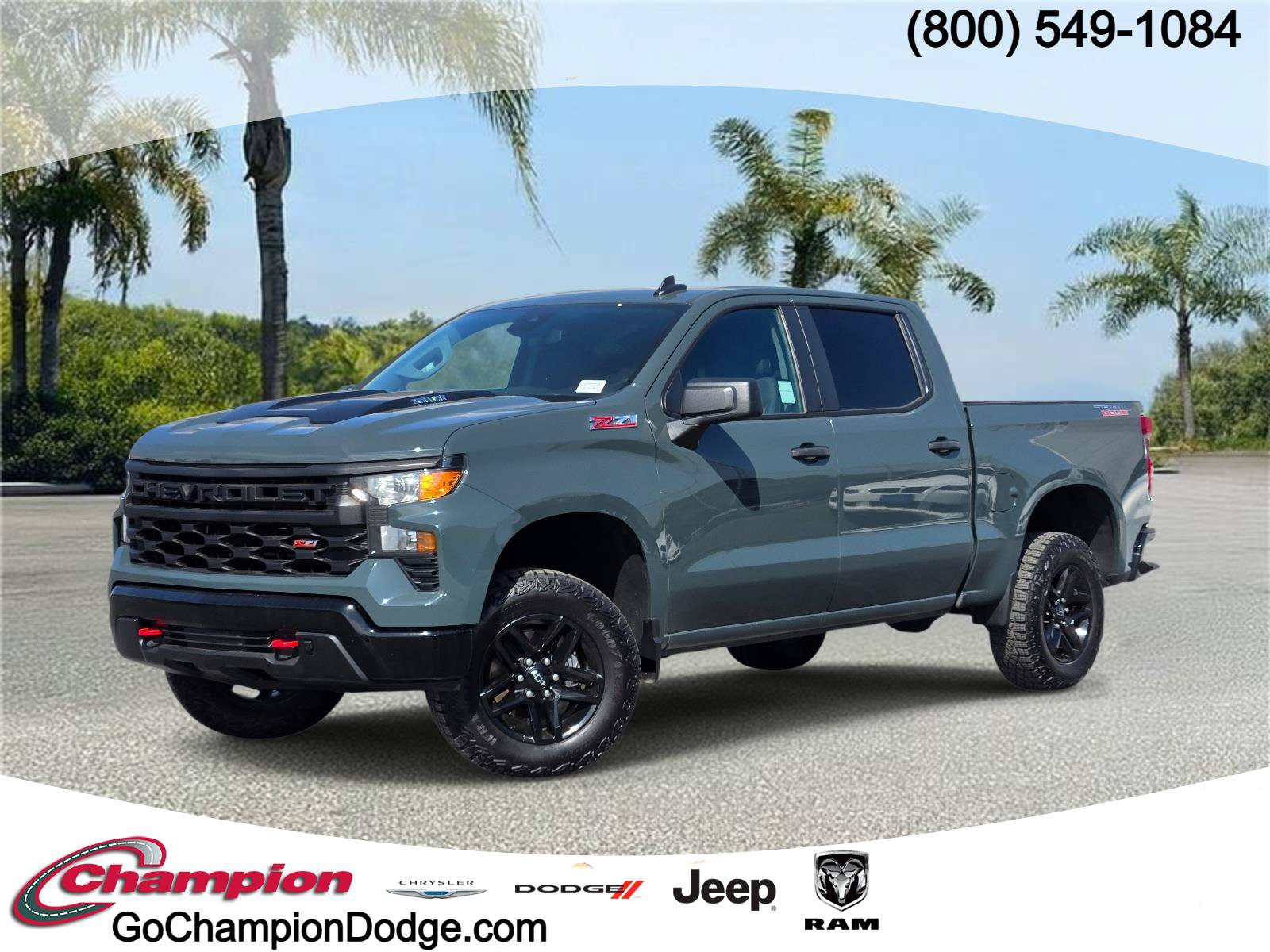 Used 2025 Chevrolet Silverado 1500 Custom Trail Boss AWD/4WD image 1