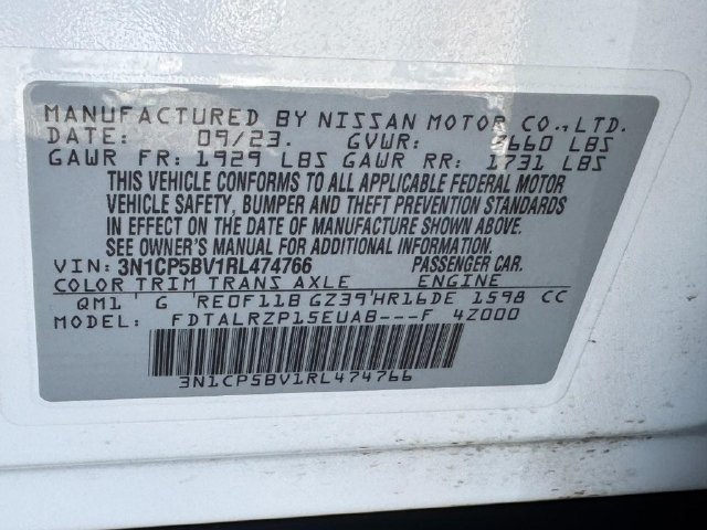 Used 2024 Nissan Kicks S FWD image 28