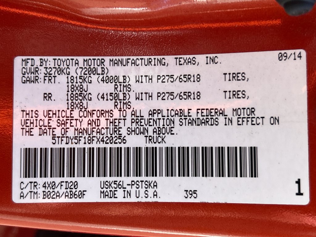 Used 2015 Toyota Tundra TRD Pro AWD/4WD image 33
