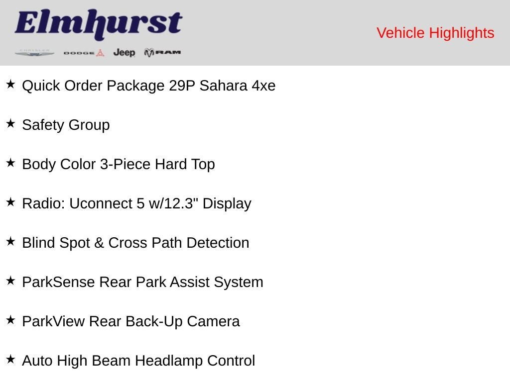 Used 2025 Jeep Wrangler Unlimited Sahara w/ Safety Group AWD/4WD image 9