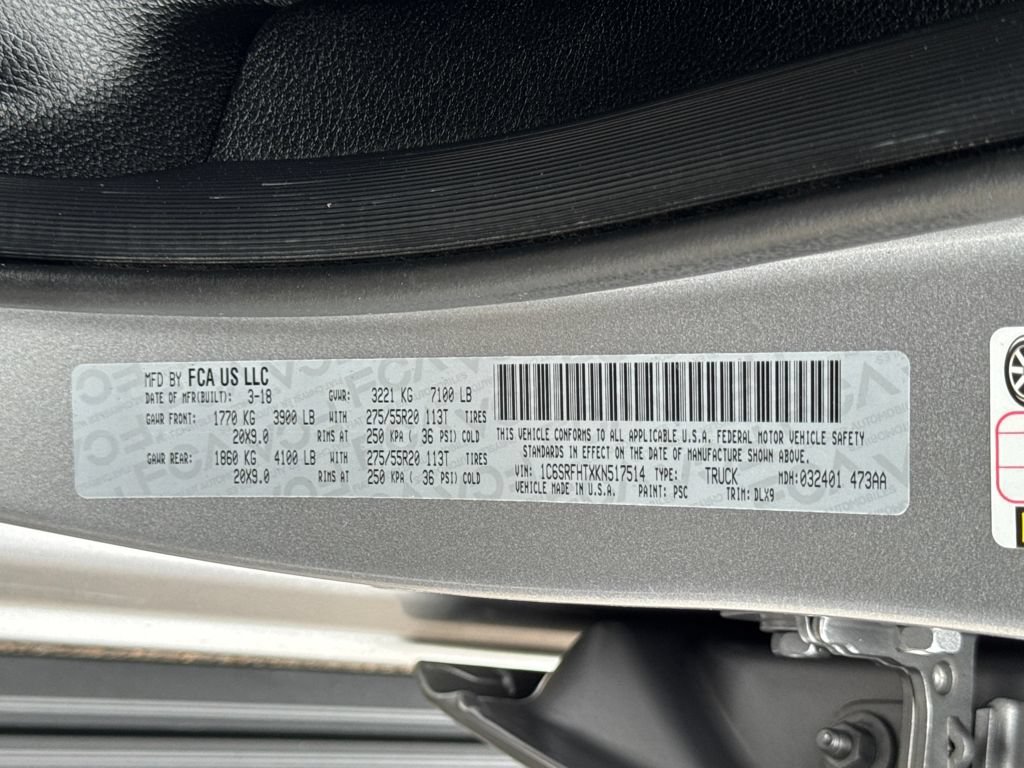 Used 2019 RAM 1500 Limited w/ Advanced Safety Group AWD/4WD image 29