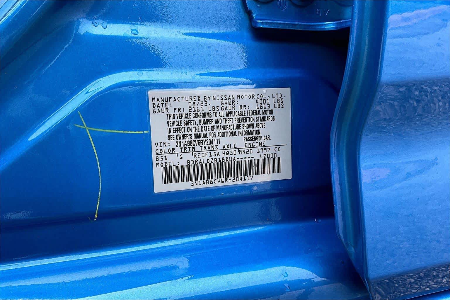 Certified 2024 Nissan Sentra SV FWD image 33