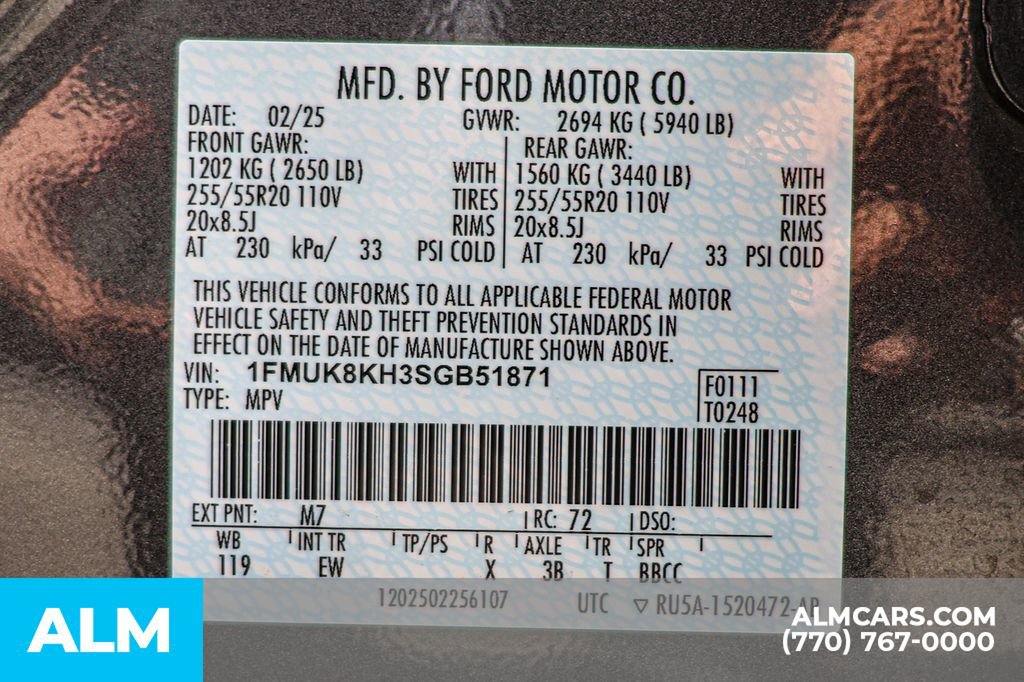 Used 2025 Ford Explorer ST-Line image 64