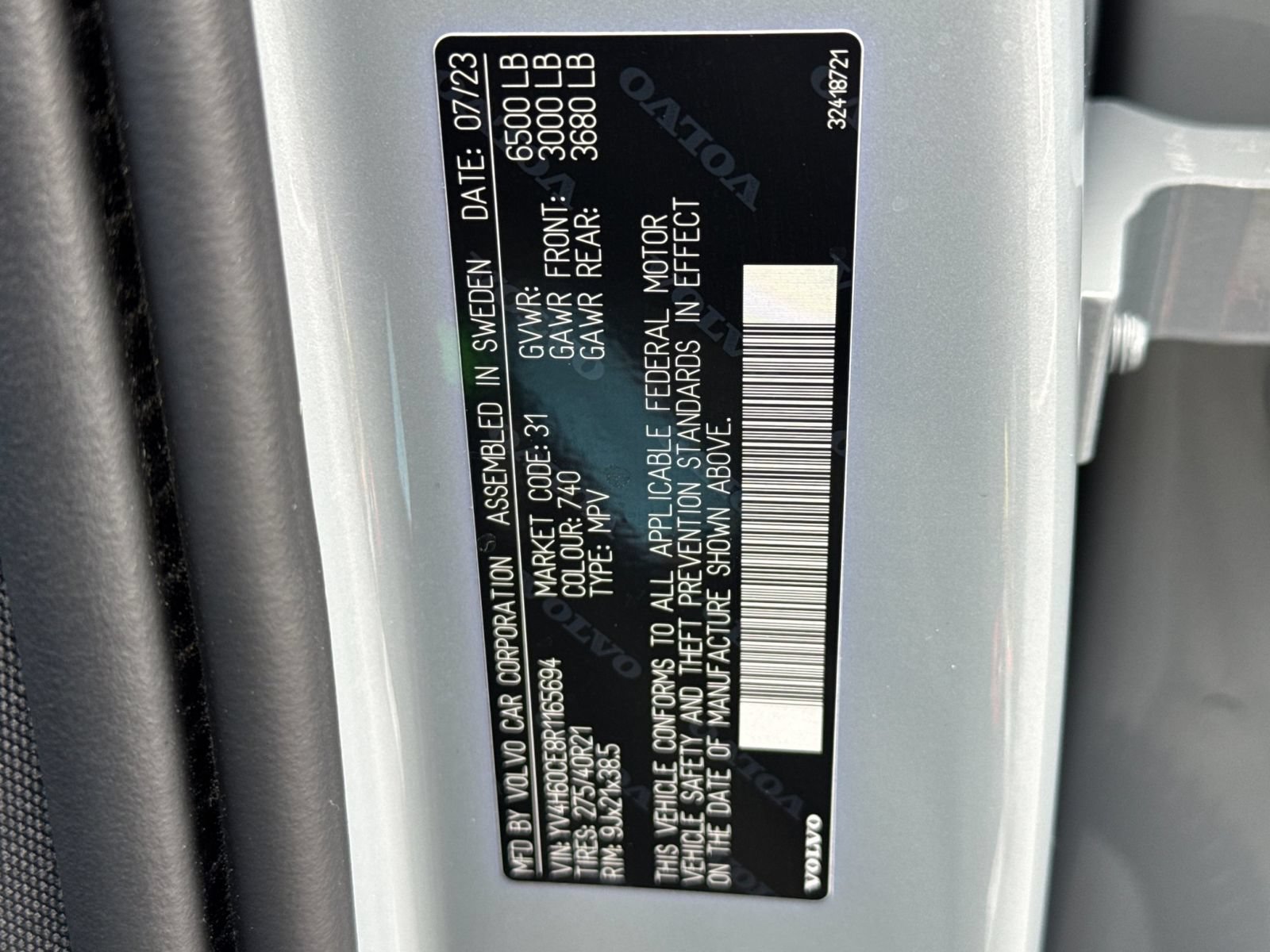 Certified 2024 Volvo XC90 T8 Plus w/ Protection Package Premier AWD/4WD image 34