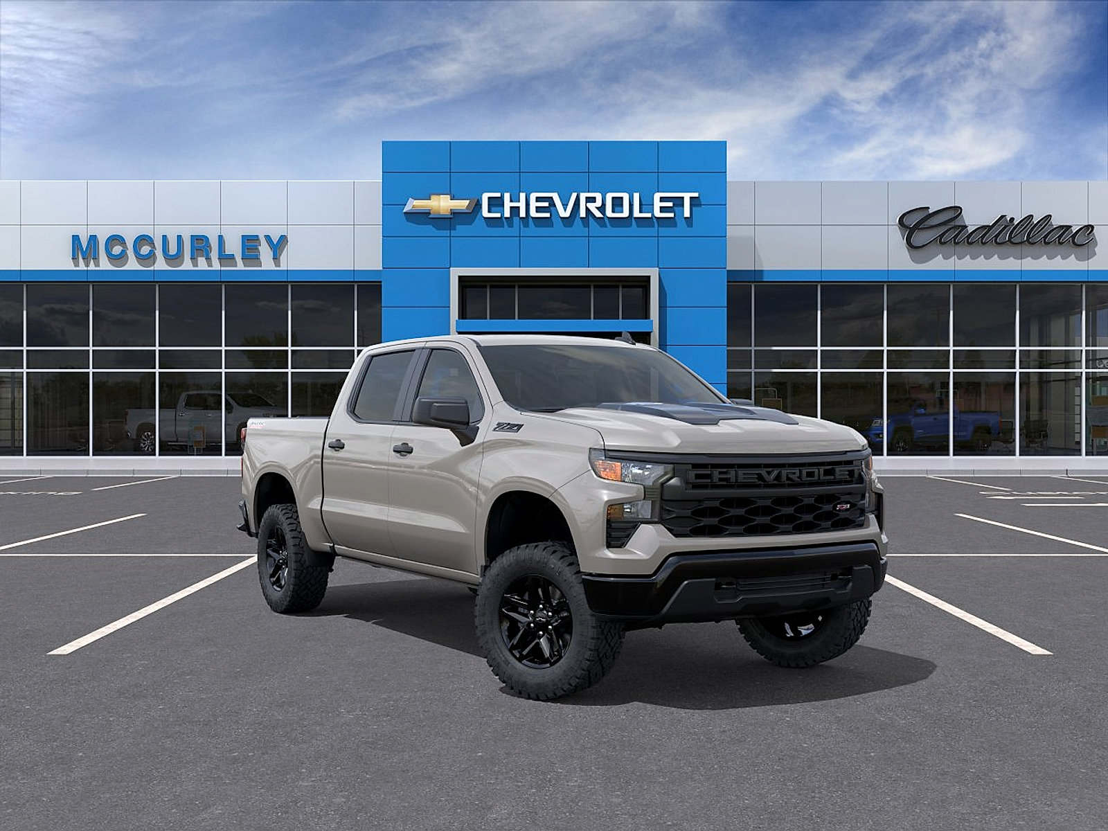 New 2026 Chevrolet Silverado 1500 Custom Trail Boss w/ Dark Appearance Package