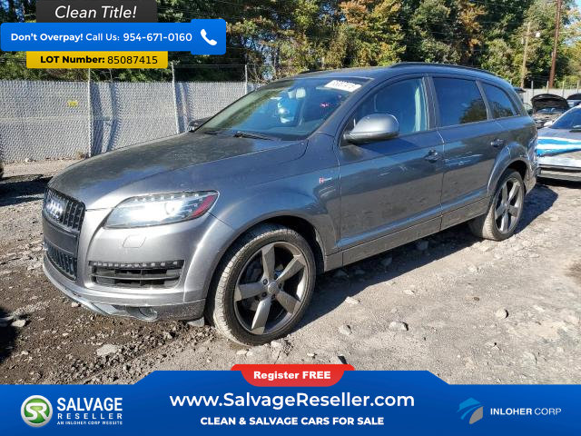 Used 2014 Audi Q7 3.0T S line Prestige w/ Offroad Style Plus Package