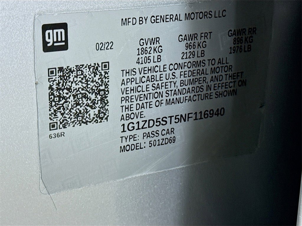 Used 2022 Chevrolet Malibu LT image 32