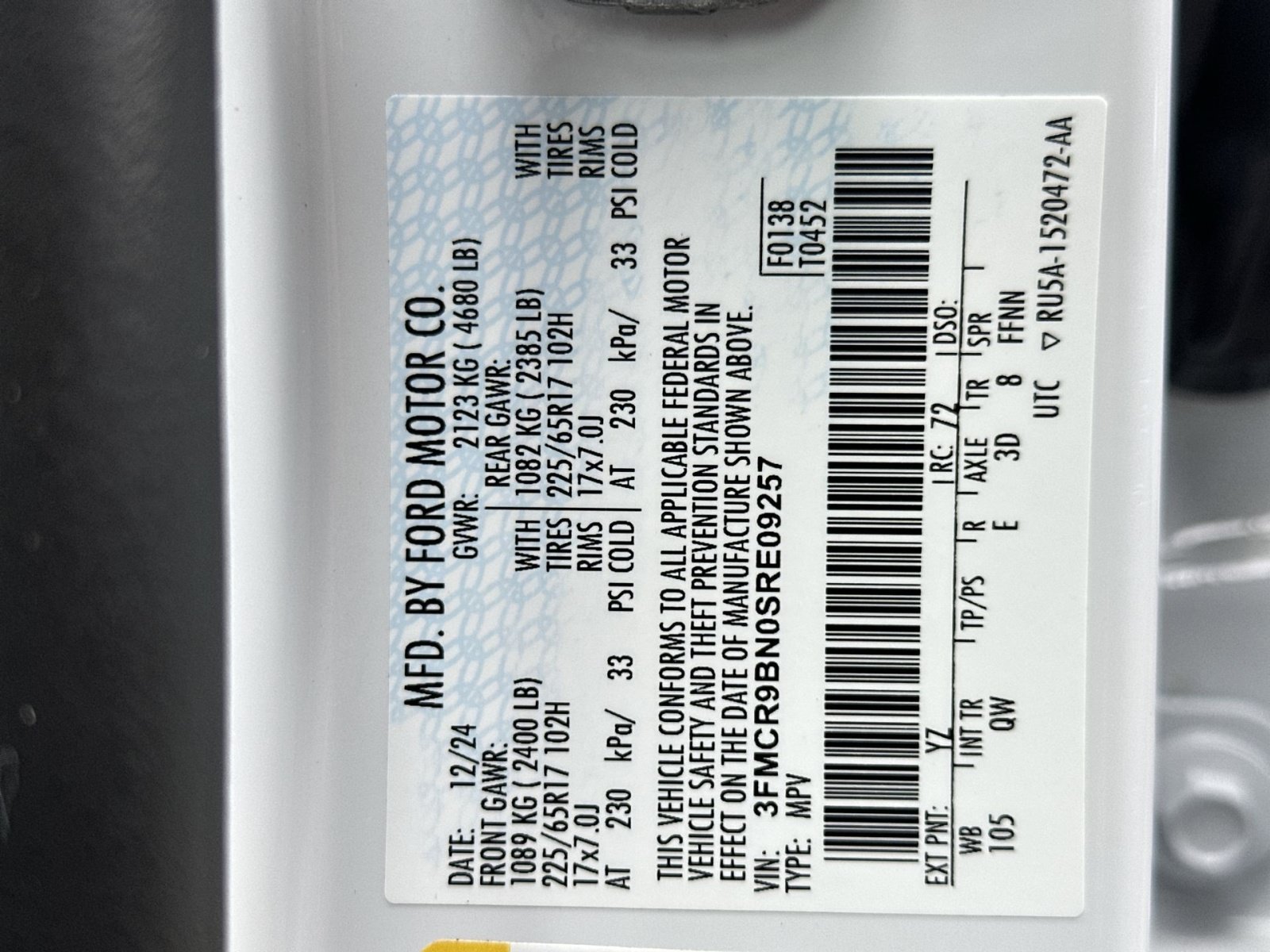 Certified 2025 Ford Bronco Sport Big Bend AWD/4WD image 46