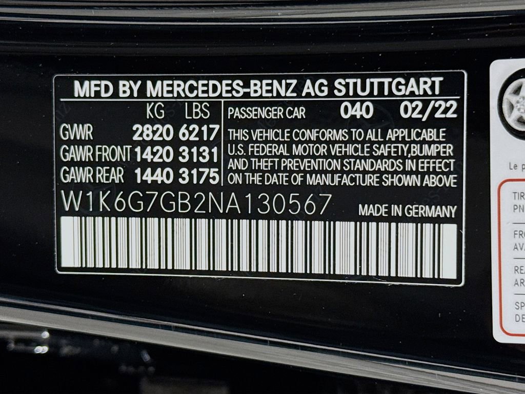 Certified 2022 Mercedes-Benz S 580 4MATIC Sedan image 33
