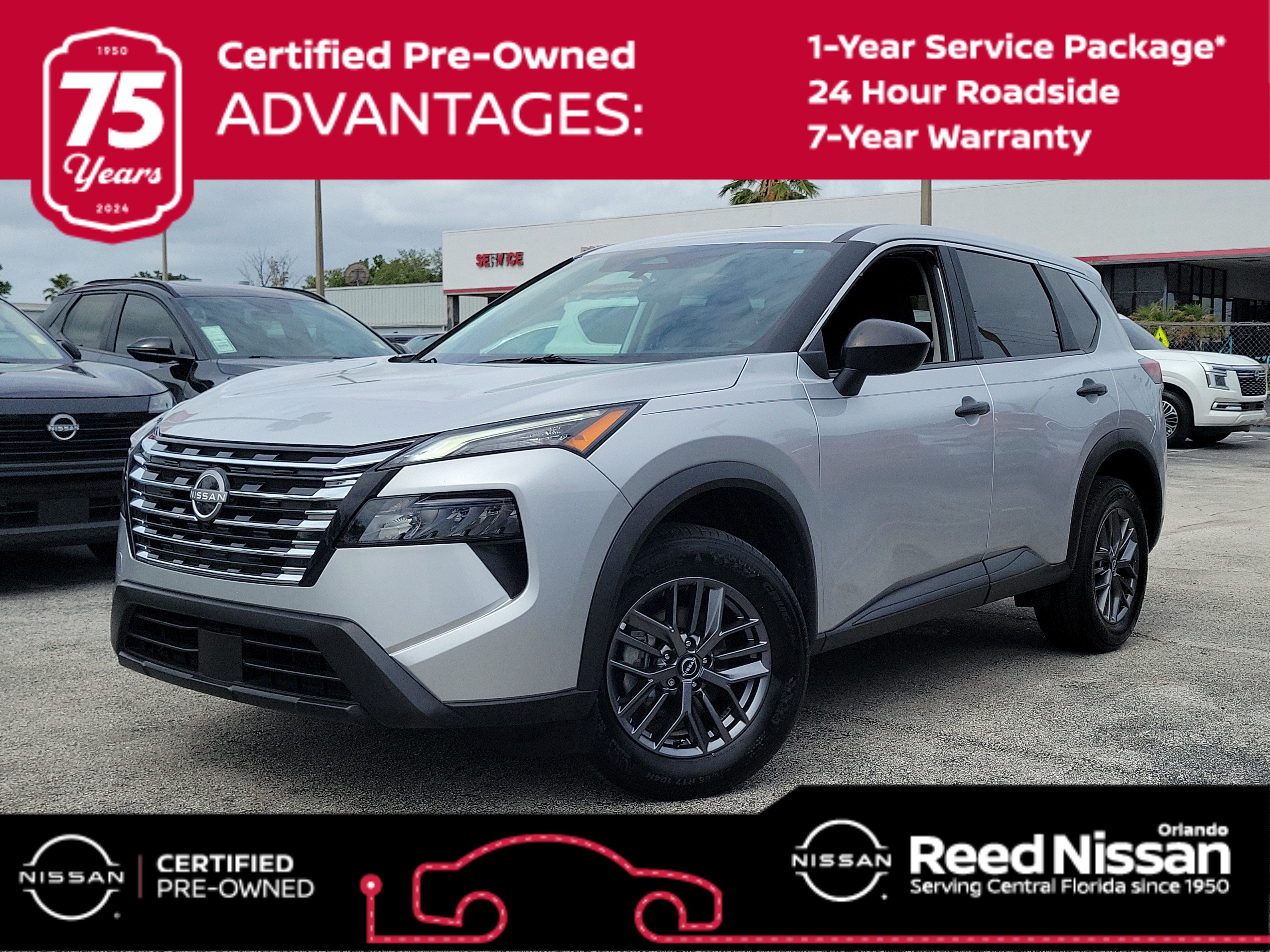 Certified 2025 Nissan Rogue S AWD/4WD image 1