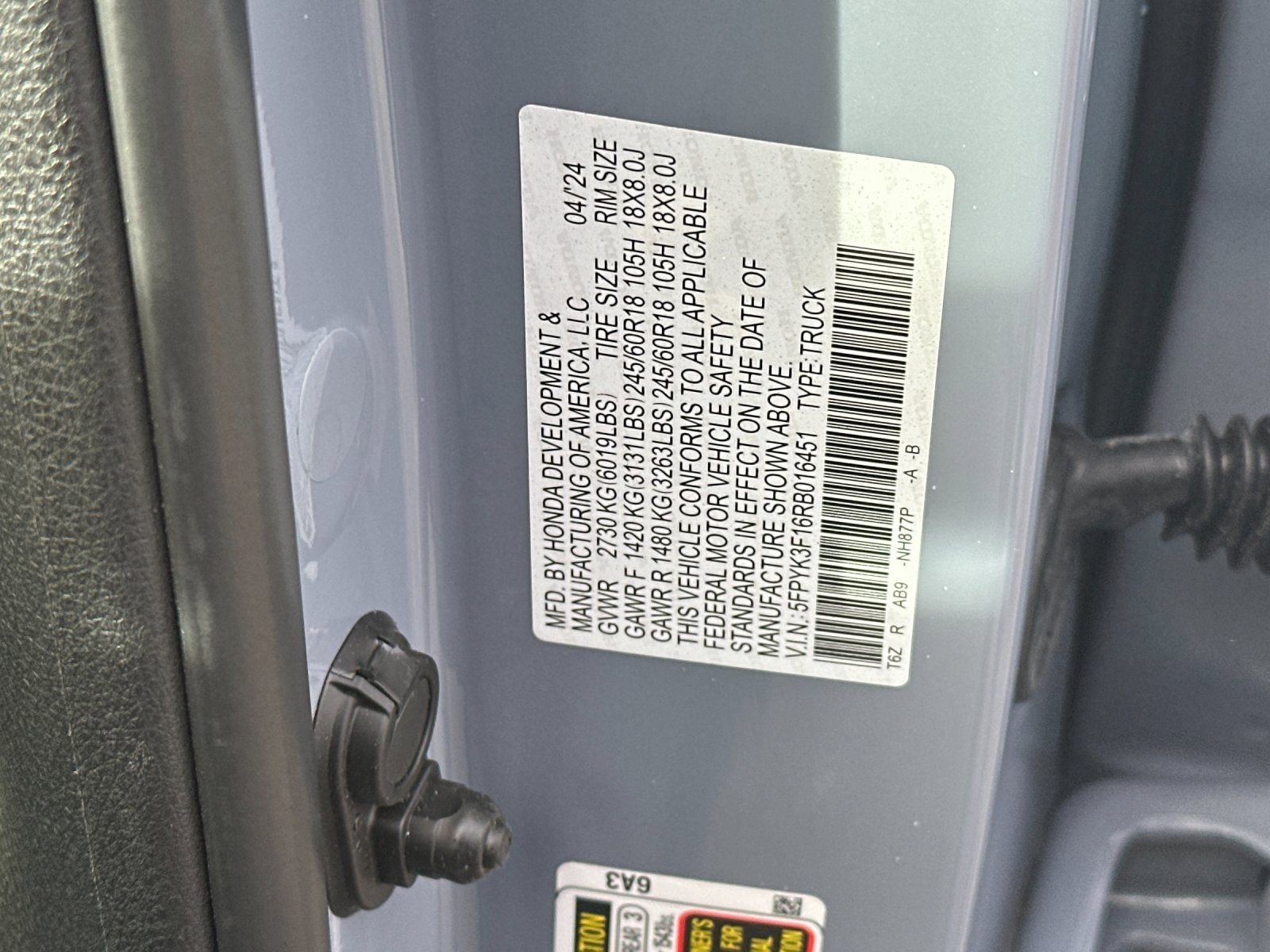 Used 2024 Honda Ridgeline Sport image 27