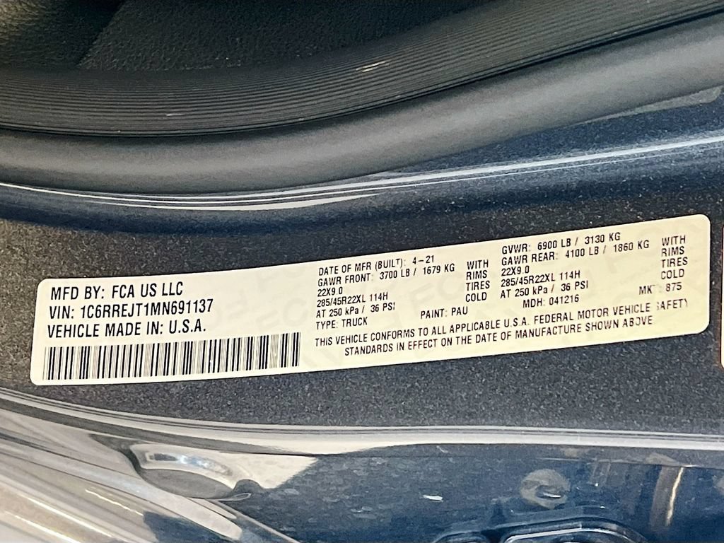Used 2021 RAM 1500 Laramie RWD image 31