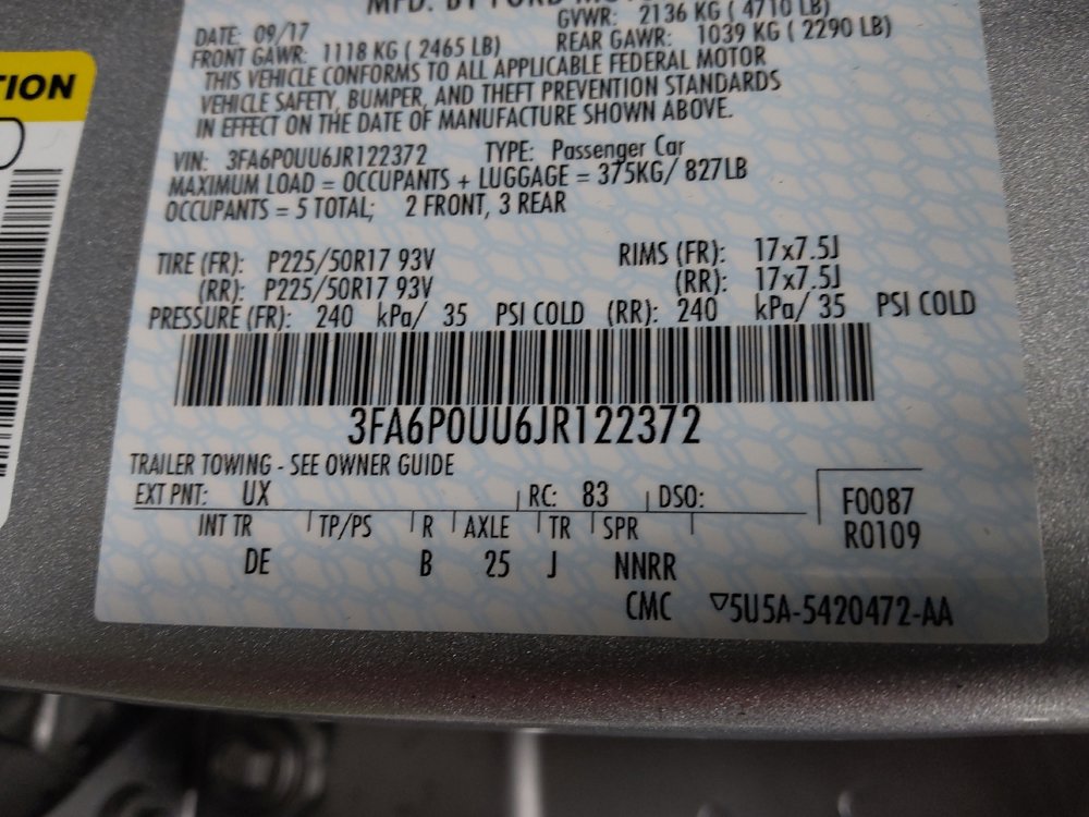 Used 2018 Ford Fusion S image 33