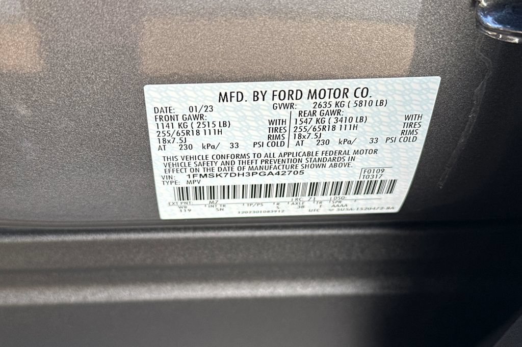 Certified 2023 Ford Explorer XLT w/ Equipment Group 202A RWD image 33