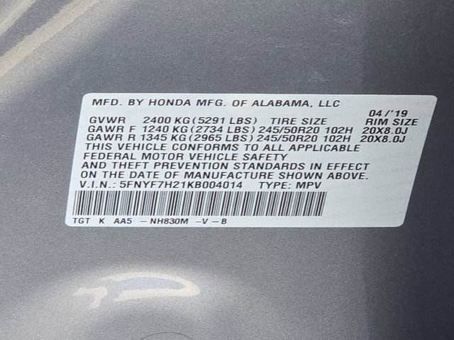 Used 2019 Honda Passport Sport image 17