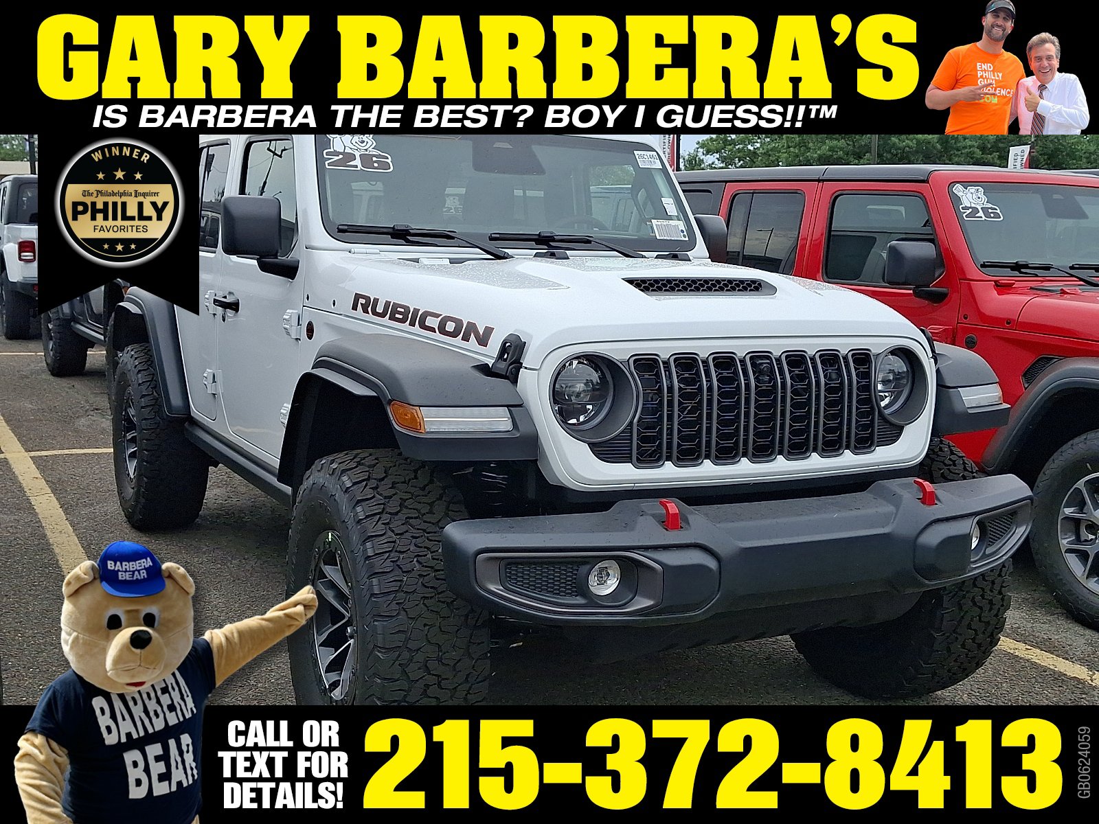New 2026 Jeep Wrangler Unlimited Rubicon w/ Xtreme 35 Tire Package AWD/4WD image 1