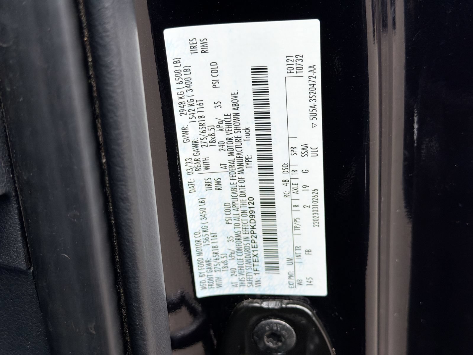 Used 2023 Ford F150 XLT w/ Equipment Group 302A High AWD/4WD image 37