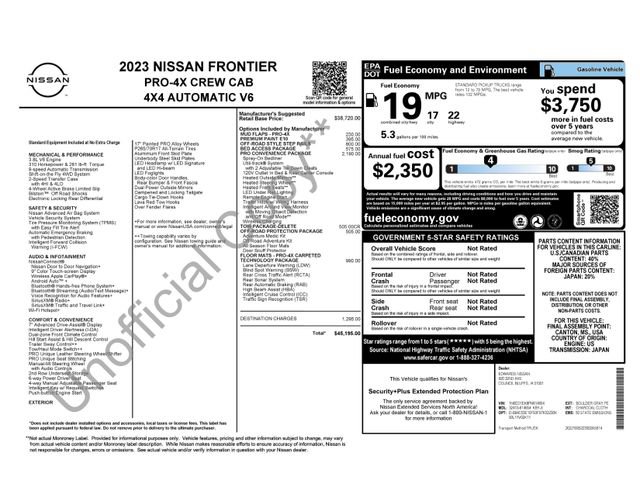 Used 2023 Nissan Frontier PRO-4X w/ Pro Convenience Package AWD/4WD image 34