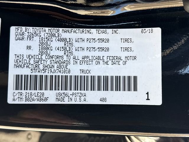 Used 2018 Toyota Tundra Platinum image 17