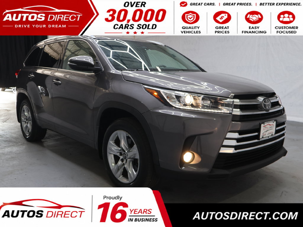 Used 2018 Toyota Highlander Limited w/ Carpet Mat Package (TMS) AWD/4WD image 1