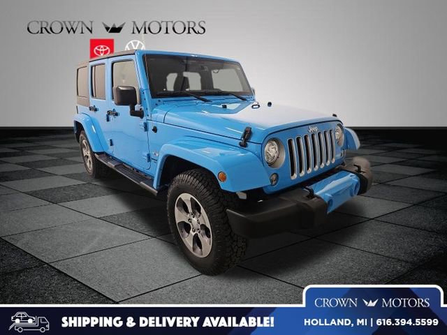 Used 2017 Jeep Wrangler Unlimited Sahara w/ Connectivity Group AWD/4WD image 1