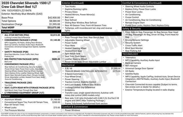Used 2020 Chevrolet Silverado 1500 LT w/ All-Star Edition AWD/4WD image 6
