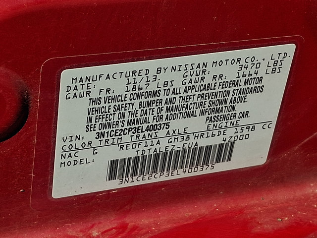 Used 2014 Nissan Versa Note SV w/ SL Package FWD image 26