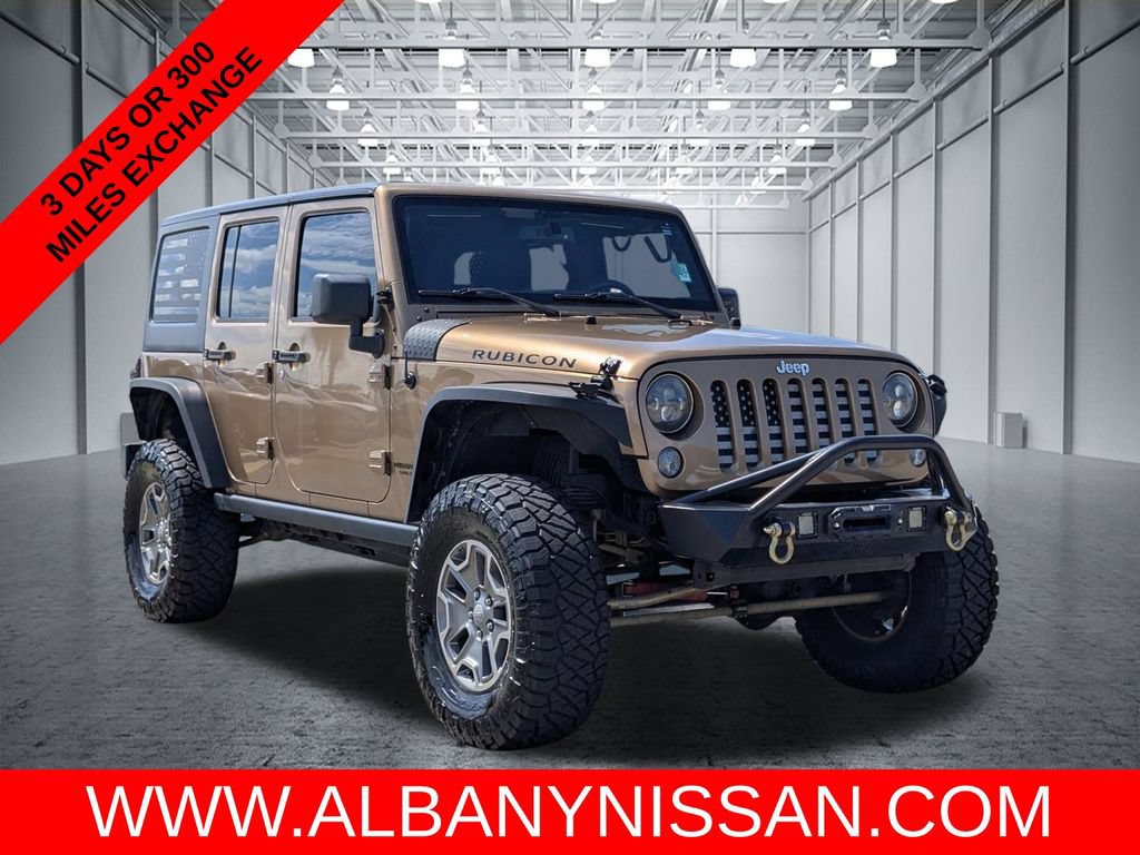 Used 2015 Jeep Wrangler Unlimited Rubicon w/ Max Tow Package AWD/4WD video 1