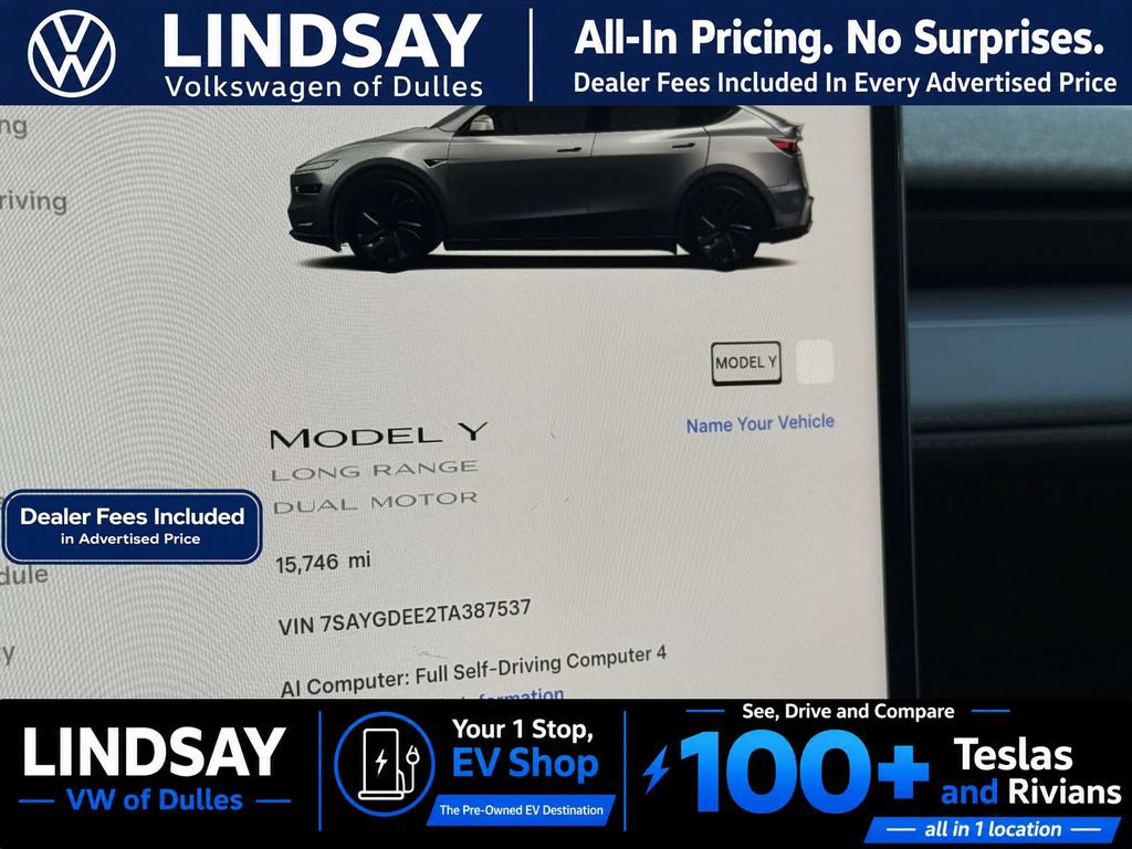 Used 2026 Tesla Model Y AWD image 19
