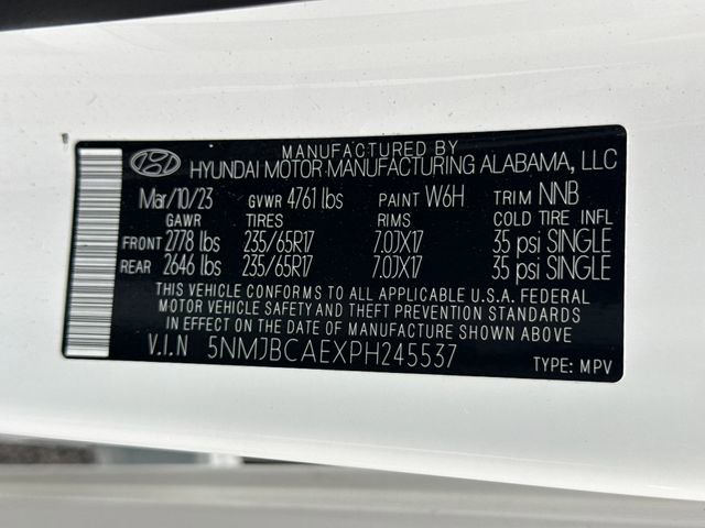 Certified 2023 Hyundai Tucson SEL AWD/4WD image 30