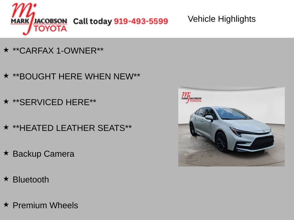 Used 2023 Toyota Corolla XSE FWD image 6