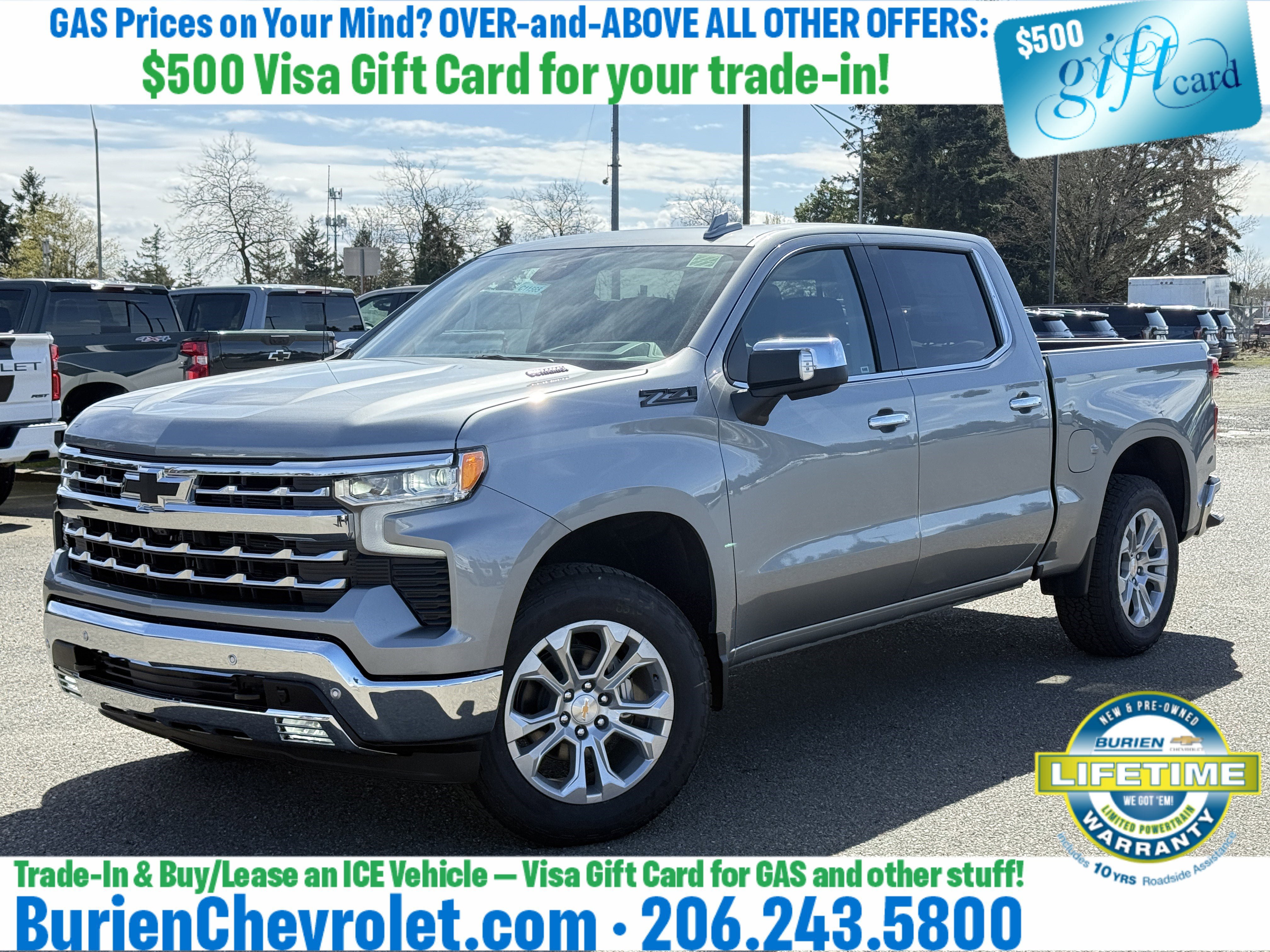 New 2026 Chevrolet Silverado 1500 LTZ w/ LTZ Premium Package